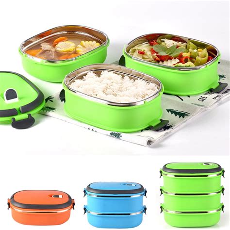 stainless steel insulated bento box lunch box with handle|insulated stainless steel lunch box.